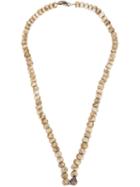 Loree Rodkin Large Beaded Necklace, Women's, Nude/neutrals