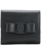 Salvatore Ferragamo Clasp Detail Wallet - Black