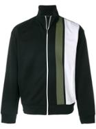 Prada Striped Zip Sweatshirt - Black
