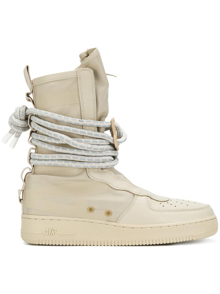 Nike Sf Air Force 1 Hi Boots - Nude & Neutrals