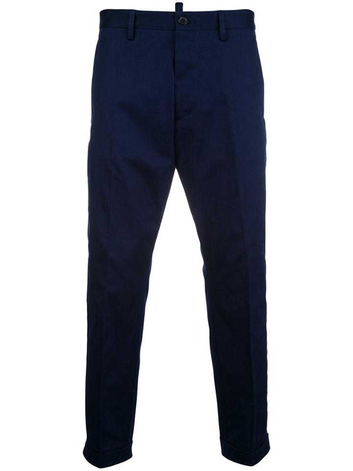 Dsquared2 Cropped Chinos - Blue