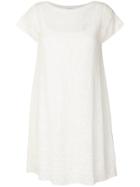 M Missoni Lurex Mini T-shirt Dress - White