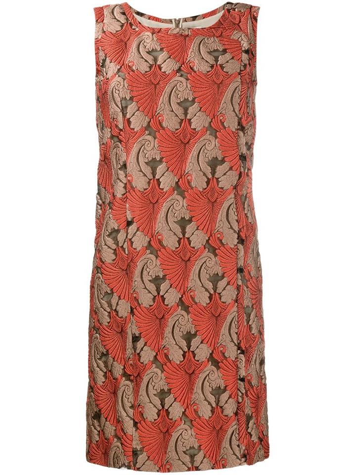 Emilia Wickstead 'mila' Dress, Women's, Size: 8, Yellow/orange, Polyester/polyamide/silk
