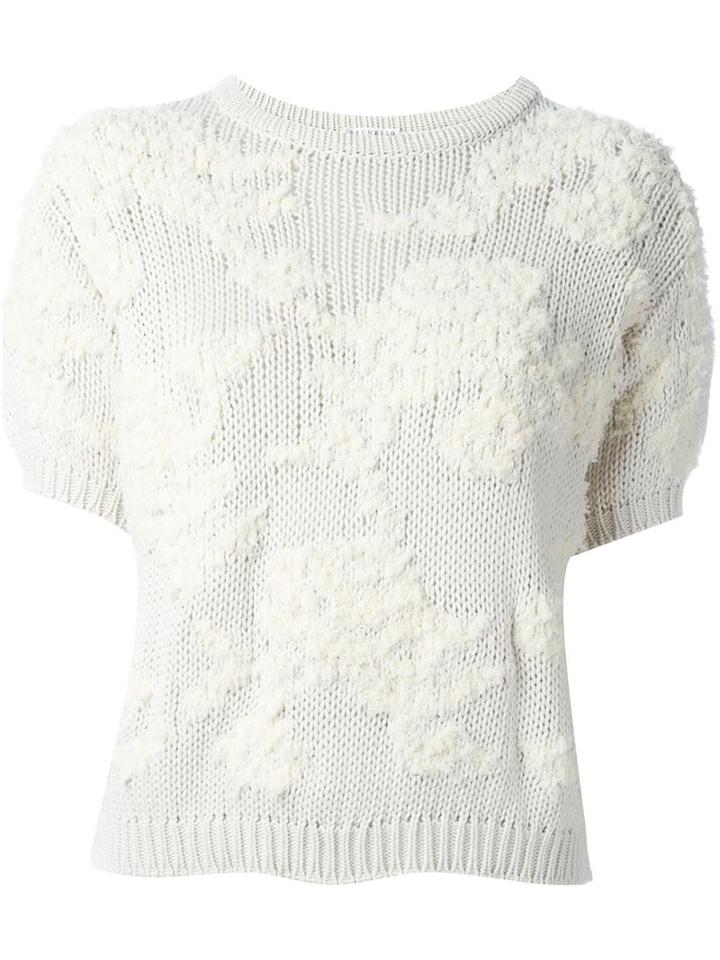 Brunello Cucinelli Chunky Shortsleeved Knit Jumper