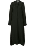 Jil Sander Bow Ribbon Shirt Dress - Black
