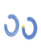Cult Gaia Oversized Hoop Earrings - Blue