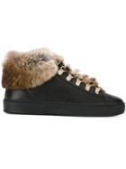 Woolrich Fur Lined Hi-top Sneakers - Black