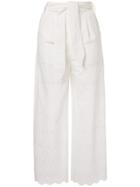 Sir. Amelie Embroidered Trousers - White
