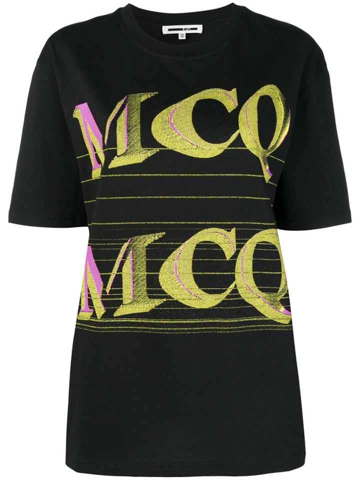 Mcq Alexander Mcqueen Repeat Logo T-shirt - Black