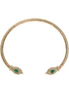 Katheleys Vintage Embellished Snake Choker - Metallic