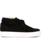 Ports 1961 Ribbon Sneakers, Men's, Size: 42, Black, Calf Leather/goat Skin/rubber
