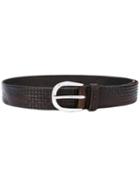 Orciani - Woven Belt - Men - Leather - 100, Brown, Leather