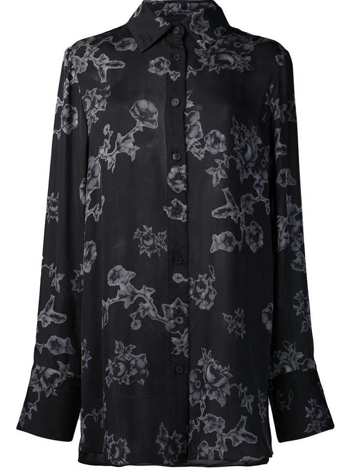 Vera Wang Floral Print Shirt