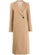Semicouture Single-breasted Coat - Neutrals