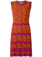 Missoni Geometric Pattern Knitted Dress, Women's, Size: 40, Cotton/polyamide/spandex/elastane/polyester