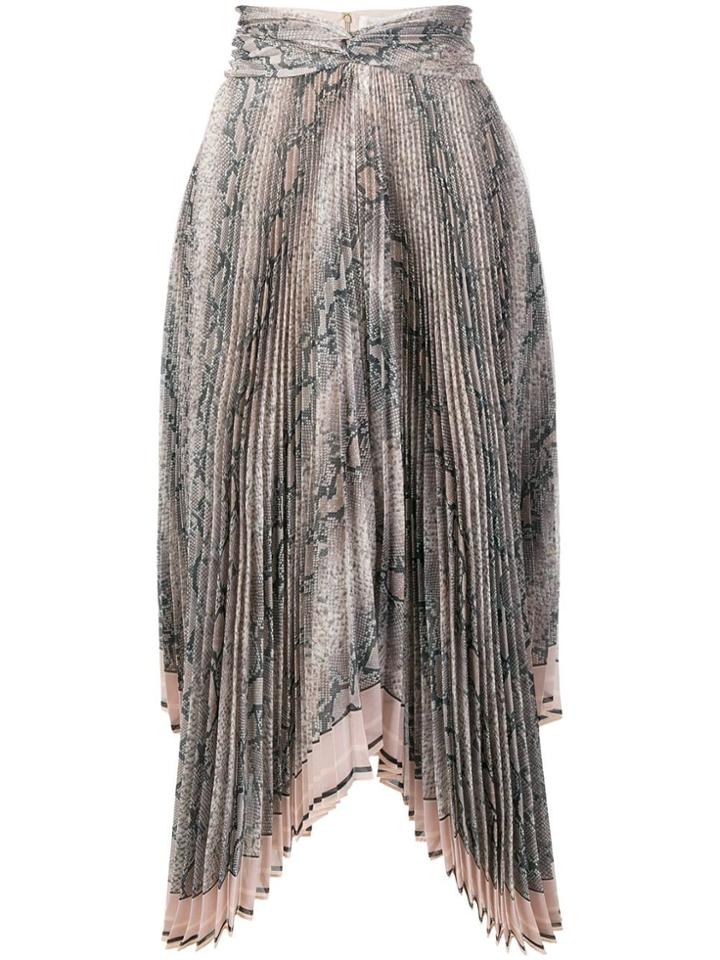 Zimmermann Python Print Skirt - Brown