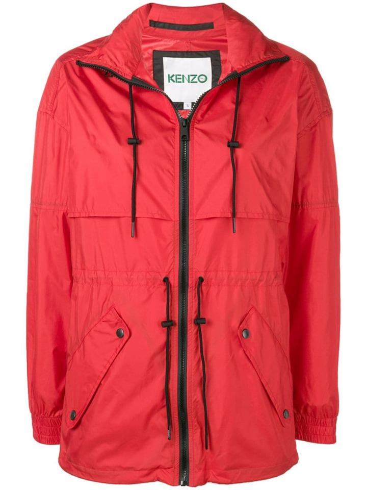 Kenzo Logo Print Jacket - Red