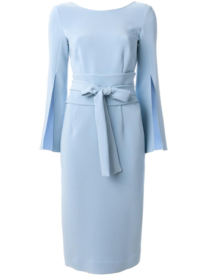 P.a.r.o.s.h. Waist Tie Dress - Blue