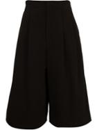 En Route Wide Leg Culottes, Women's, Size: 1, Black, Polyester/triacetate