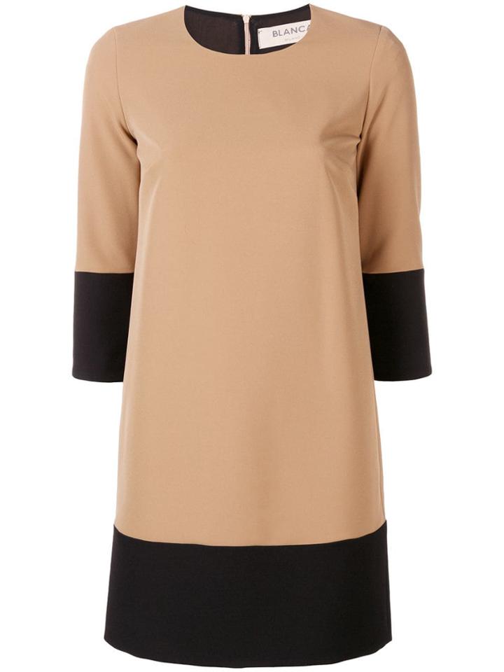 Blanca Block Short Dress - Neutrals