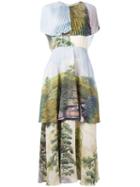 Stella Mccartney Nature Print Dress, Women's, Size: 40, Viscose