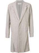 Ne. Sense 'zen' Coat, Men's, Size: Small, Nude/neutrals, Polyester/rayon/wool