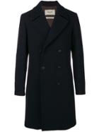 Paltò Classic Double-breasted Coat - Blue