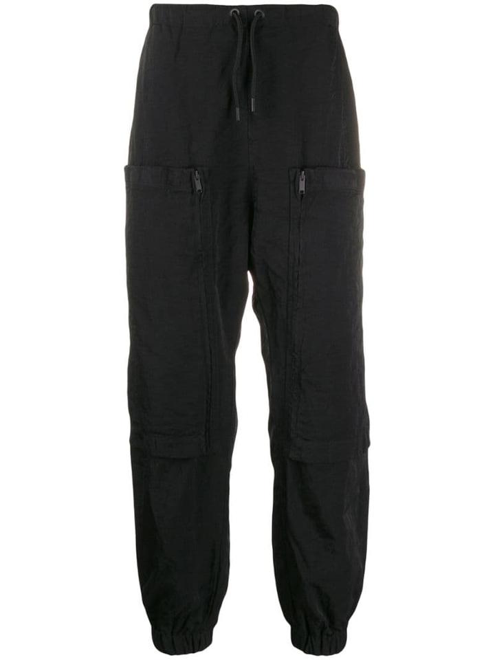 Marcelo Burlon County Of Milan Drawstring Track Pants - Black