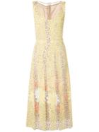 Marni Sequin Midi Dress - Yellow