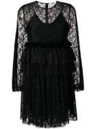 Msgm Lace Dress - Black