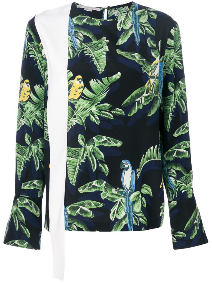 Stella Mccartney Exotic Print Blouse - Black