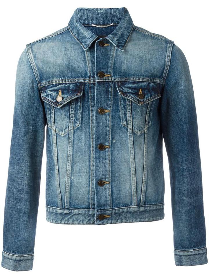 Saint Laurent - Classic Denim Jacket - Men - Cotton - L, Blue, Cotton