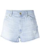 Dondup Denim Shorts, Women's, Size: 27, Blue, Cotton/spandex/elastane/polyester