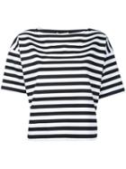 Mackintosh - Striped T-shirt - Women - Cotton - L, Women's, White, Cotton