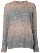 Snobby Sheep Faded Oversized Sweater - Grey