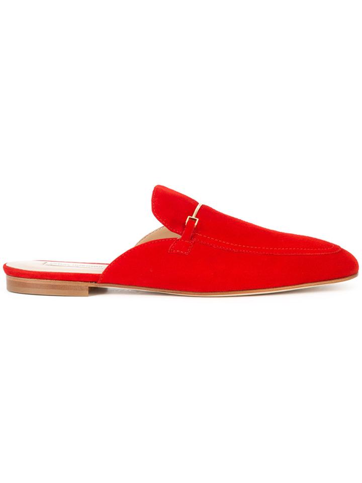 Fabio Rusconi Mule Loafers - Red