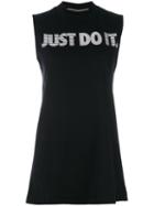 Nike - Just Do It Tank Top - Women - Cotton - L, Black, Cotton