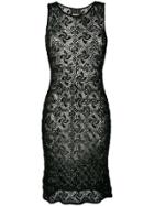 Dolce & Gabbana Vintage Sleeveless Crochet Dress - Black