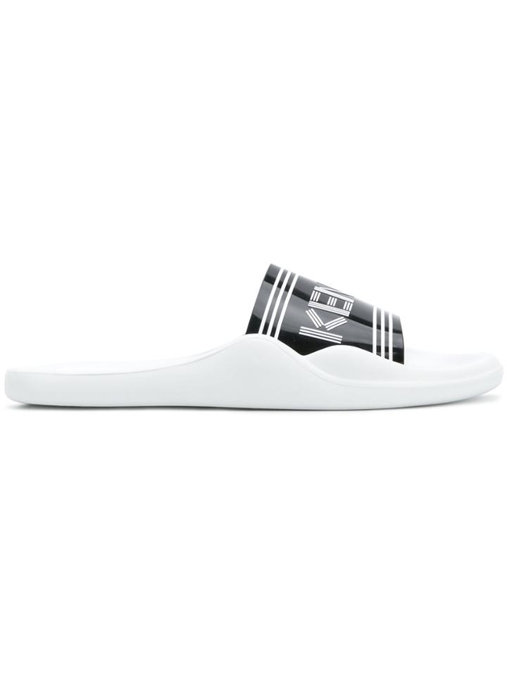 Kenzo Kenzo Logo Slides - Black