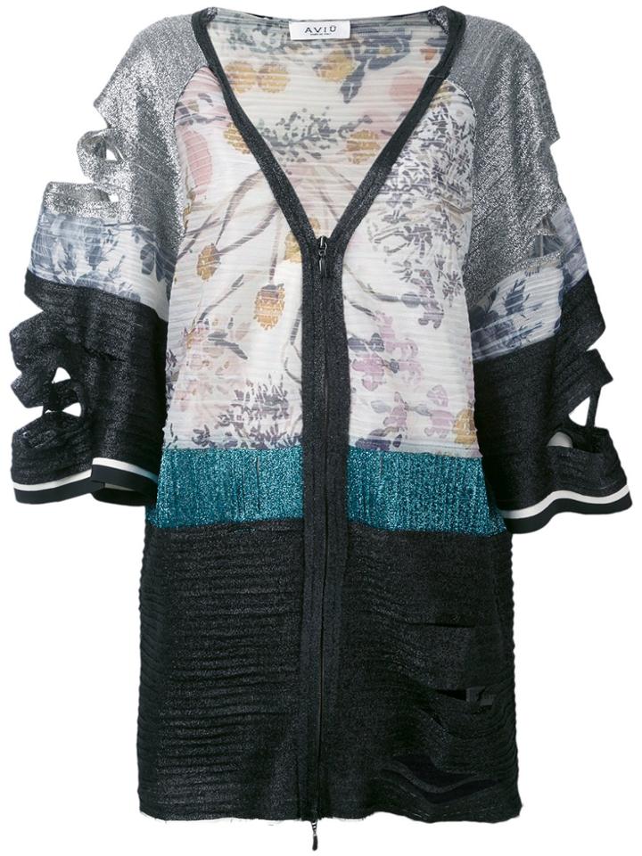 Aviù Cutout Patchwork Jacket - Nude & Neutrals