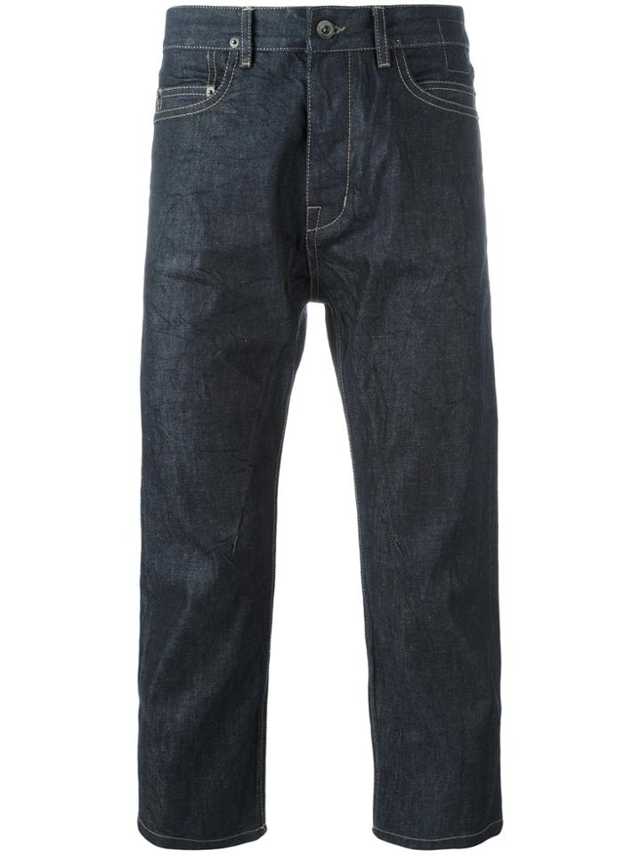 Rick Owens Drkshdw Cropped Jeans - Blue