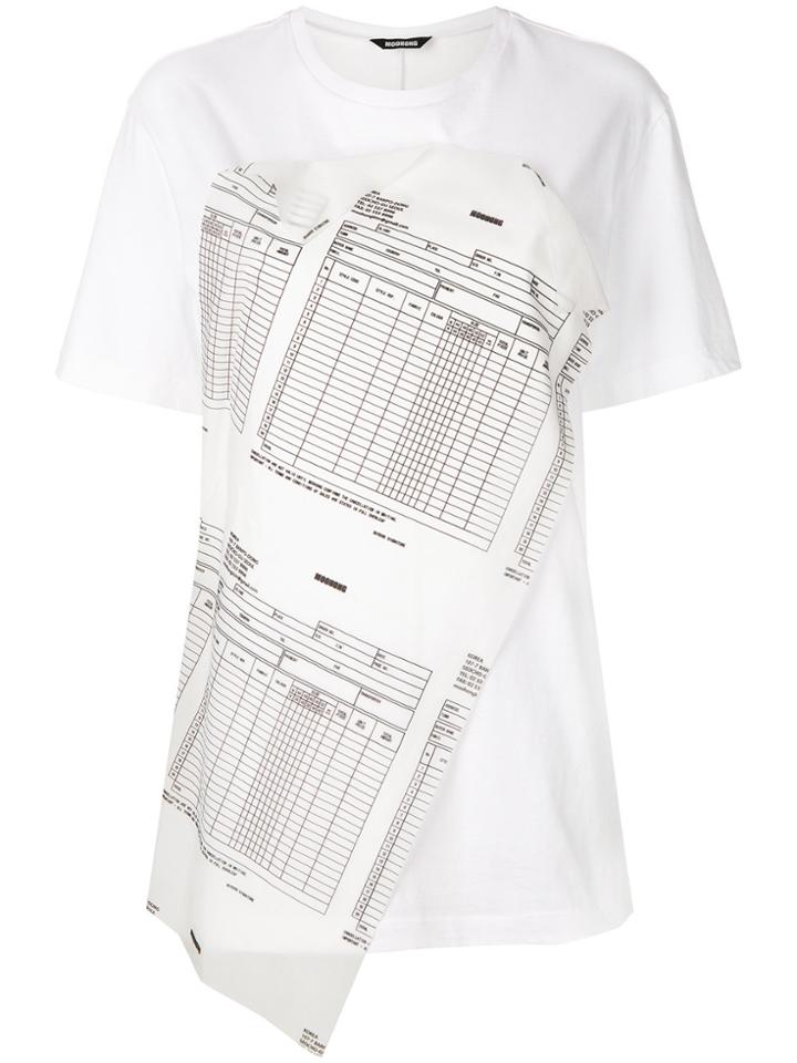 Moohong Appliqué T-shirt - White