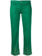 The Seafarer - Cropped Jeans - Women - Cotton - 29, Green, Cotton