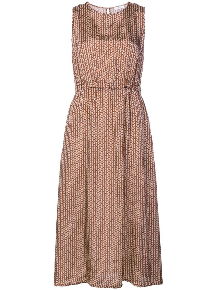 Peserico Graphic Print Dress - Nude & Neutrals
