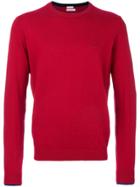 Sun 68 Classic Knitted Sweater - Red