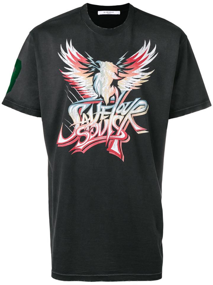 Givenchy Eagle Print T-shirt - Black