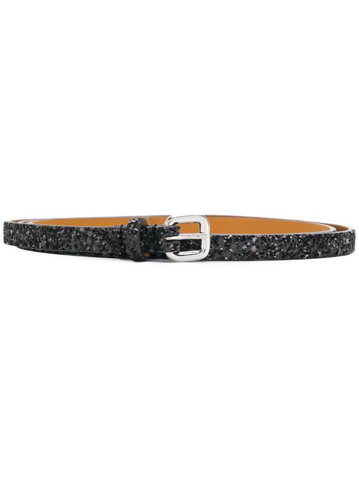 Ermanno Scervino Glitter Belt - Black