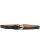 Ermanno Scervino Glitter Belt - Black