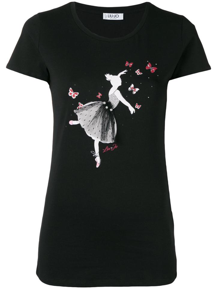 Liu Jo Ballerina T-shirt - Black