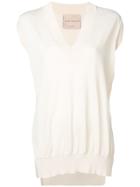 Erika Cavallini Side-slits Vest - Neutrals